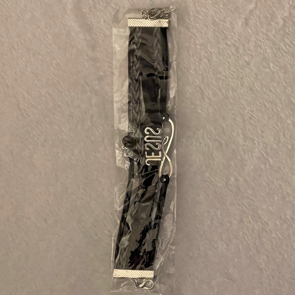 Infinity Love Jesus Cross Bracelet - Picture 8 of 9